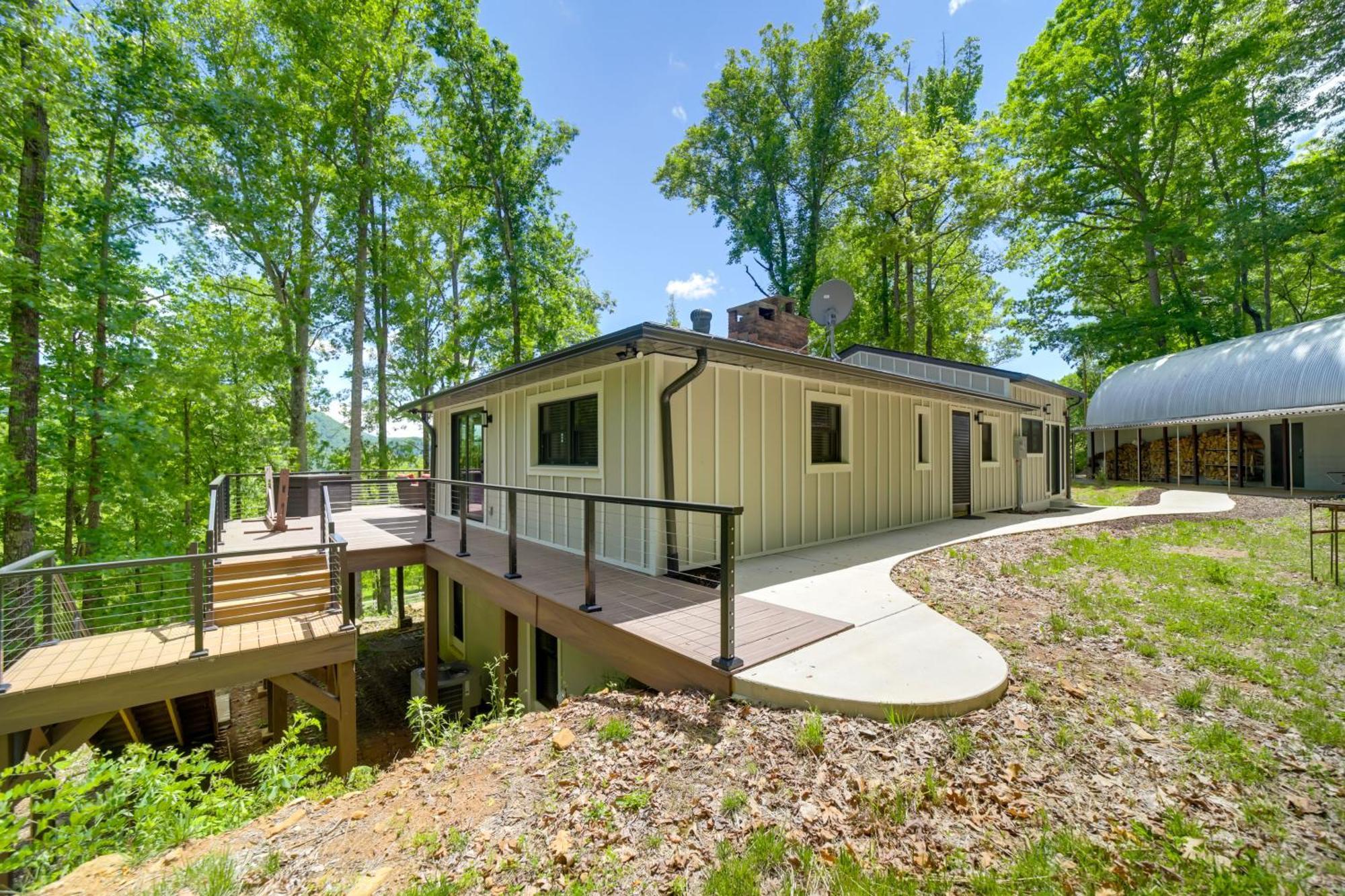 CullowheeRemote Smoky Mtn Escape With Views And Trail Access!别墅 外观 照片